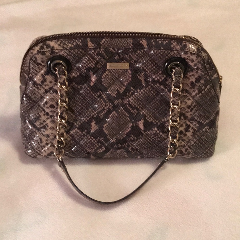 Snake skin quilted Kate Spade